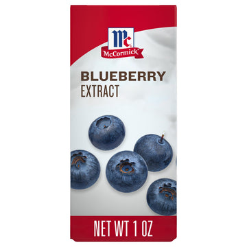 McCormick Blueberry Extract with Other Natural Flavors, Distinctive, Sweet Blueberry Flavor and Aroma for Baking Cookies, Cake, 