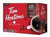 Tim Hortons Dark Roast Coffee, Single-Serve K-Cup Pods Compatible with Keurig malt-inspired, 24ct K-Cups