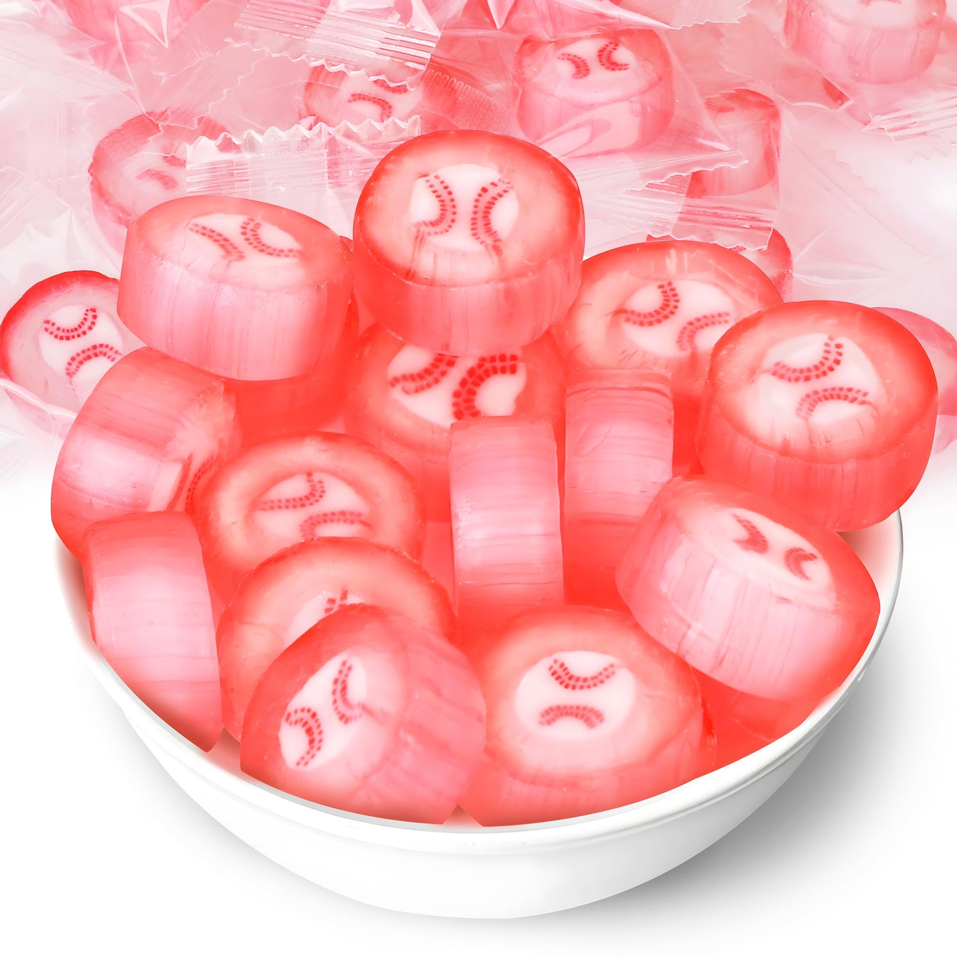 Baseball Candy - 8 OZ Resealable Bag of Individually Wrapped Small Hard Candies (approx. 58 pcs) - Great for Baseball Party Favo