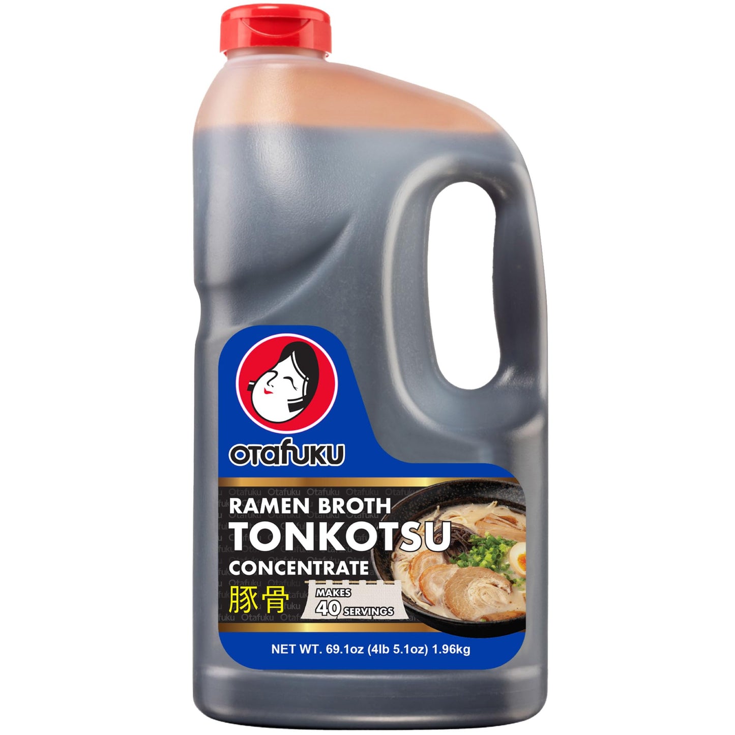 Otafuku Tonkotsu Ramen Broth Concentrate - Authentic Japanese Pork Bone Soup Base for Noodles  and Food Service Use - Restaurant-Quality Umami Taste  69.1 oz (Pack of 1)