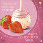 Lindt Lindor Valentine'S Strawberries And Cream White Chocolate Candy Truffles Mini Bag, 0.8 Oz. Bag, Case Of 24
