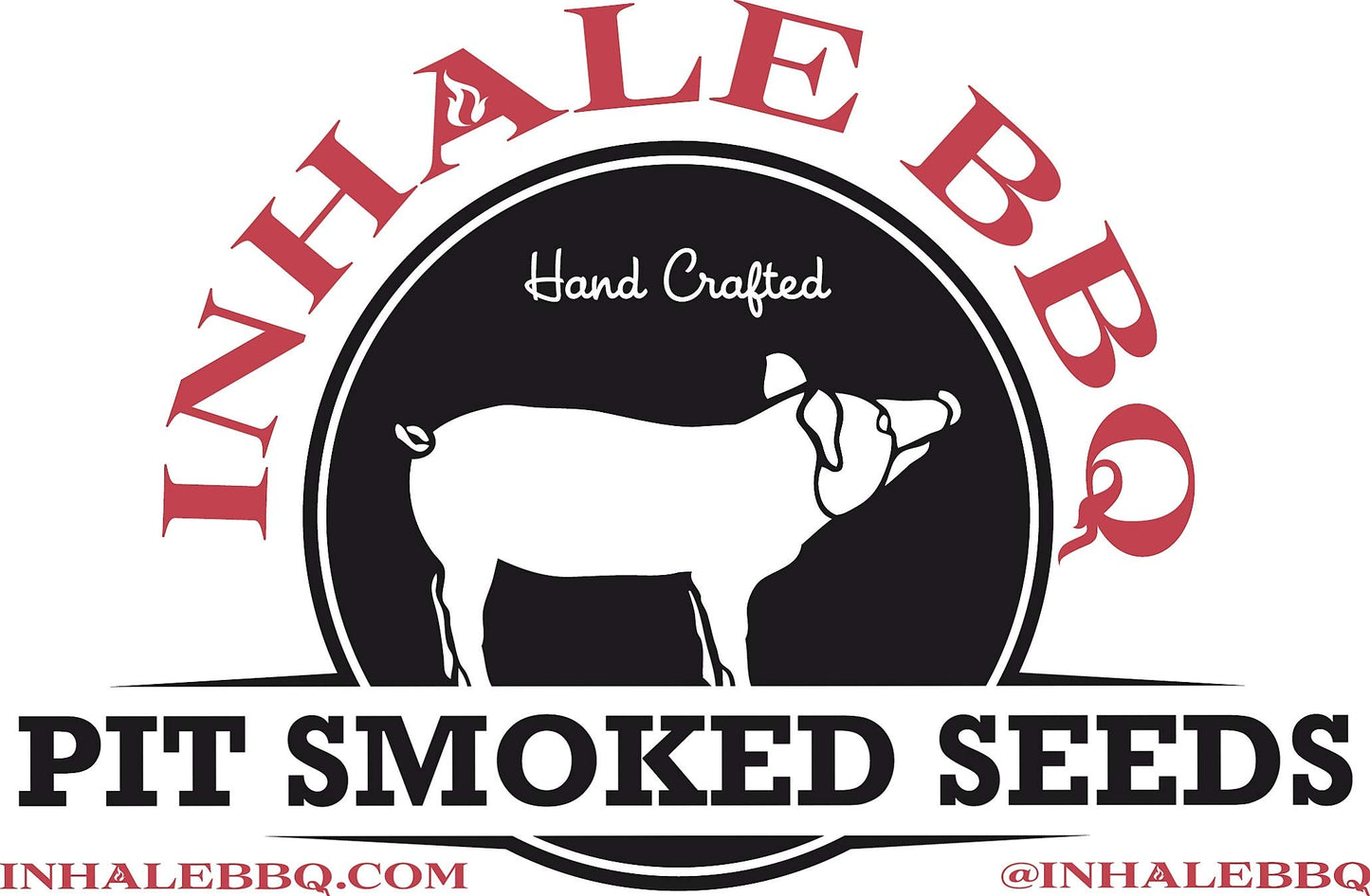 Inhale BBQ Pit Smoked Classic BBQ Sunflower Seeds, 5 Ounces, 2 Packs