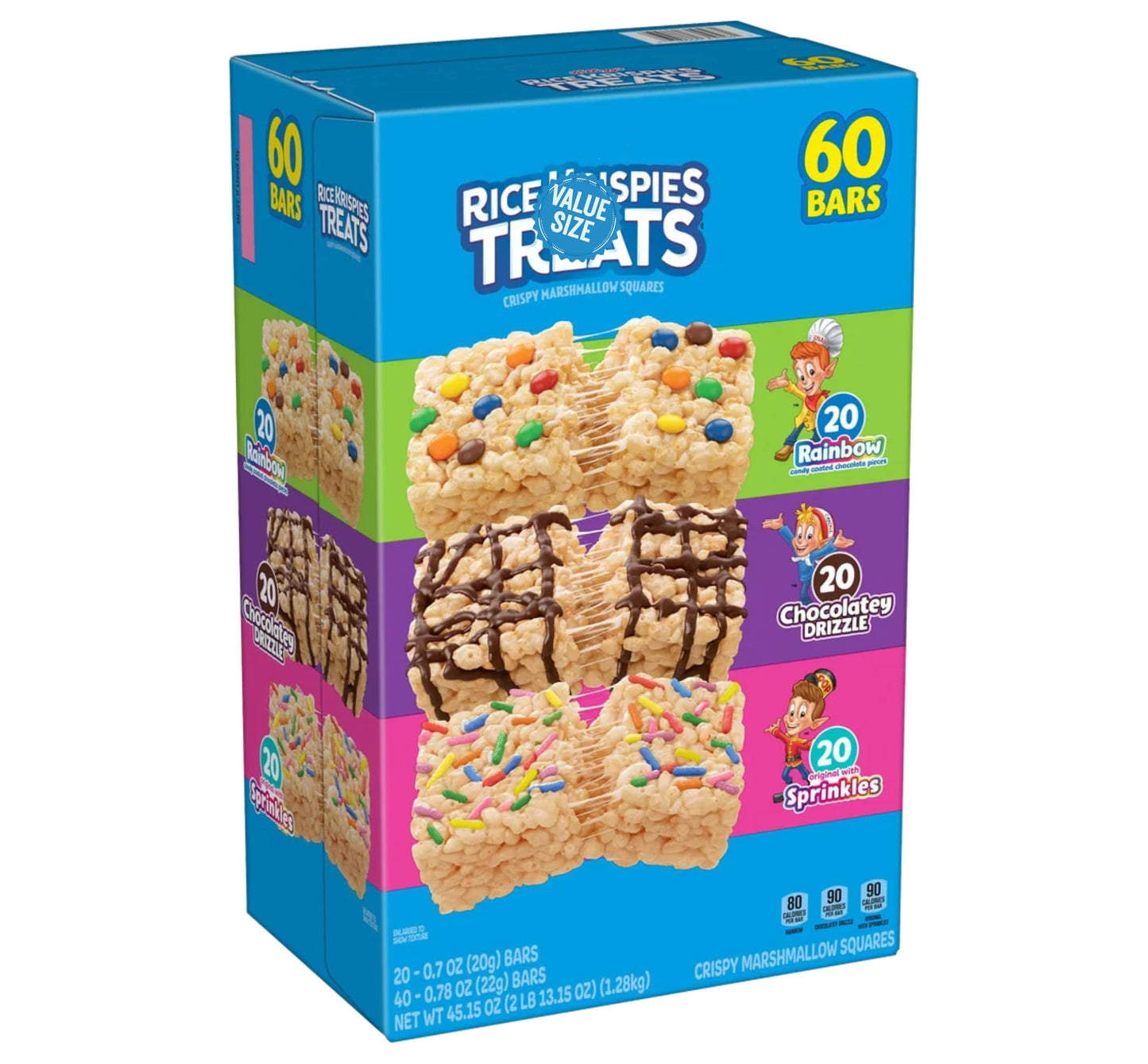 Rice Krispies Treats, Variety Pack, 60 ct