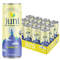 Juni Sparkling Tea with Adaptogens  Lemon Tea  Zero Sugar  5 Calories  Organic  Iced Tea  Natural Caffeine from Green Tea  Vegan  Adaptogen Drink  12 Fl Oz Cans (12-Pack)