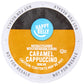 Happy Belly Cappuccino Coffee Pods, Light Roast, Caramel Flavor, 24 Count, Creamy Tan