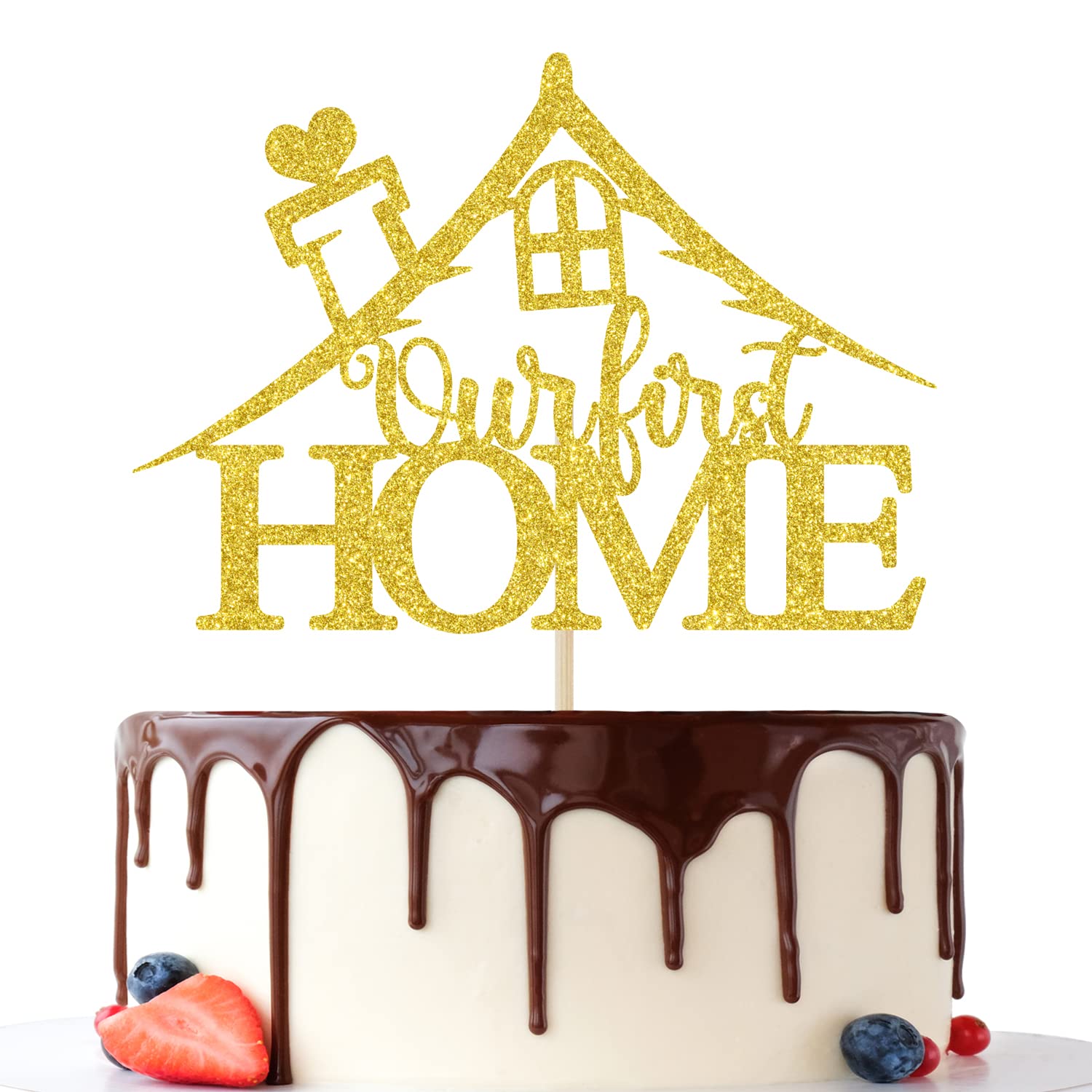 Our First Home Cake Topper, Home Sweet Home, Welcome To Our Home Cake Decor, For New Couple House Warming Party Decorations Gift