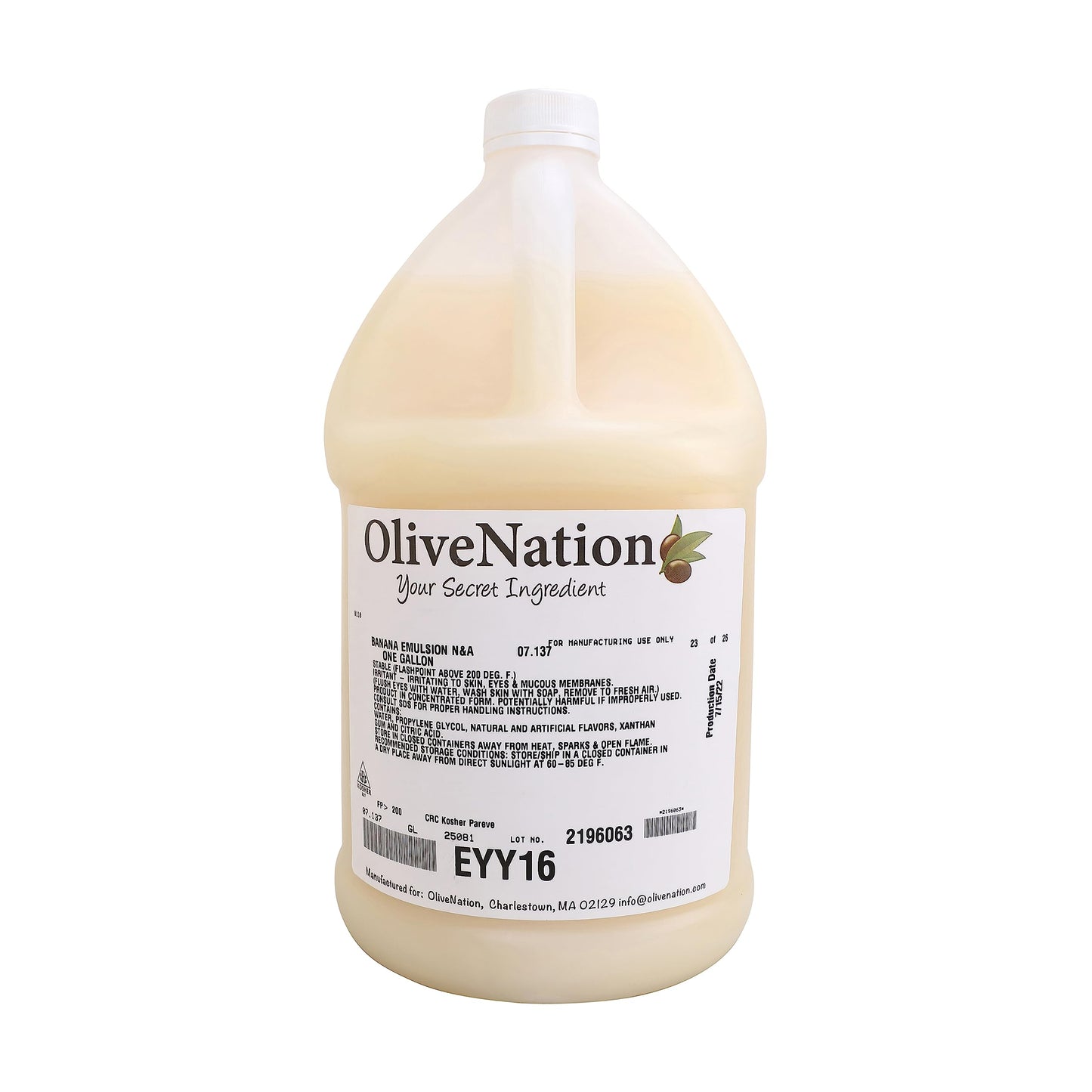 OliveNation Banana Emulsion for Baking, Water Soluble, Non-GMO, Vegan, 4 Fl Oz