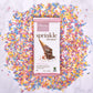 Chuao Chocolatier Sprinkle Dreams Milk Chocolate Bars | Gourmet Waffle Cone No Preservatives | For Gift Baskets, Thank You, Care Package | 3 Pack