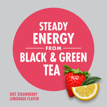 V8 +Energy Diet Strawberry Lemonade Juice Energy Drink, 8 fl oz Can (6 Pack)
