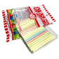 Sookwang K-Snack Straw Candy – Assorted Flavors: Strawberry, Blueberry, Apple, Pineapple – 6.34oz (180g) Squeezable