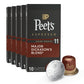 Peets Coffee Dark Roast Espresso Capsules, Major Dickasons Blend, 50 Count (5 Boxes of 10), Compatible with Nespresso Original Machines