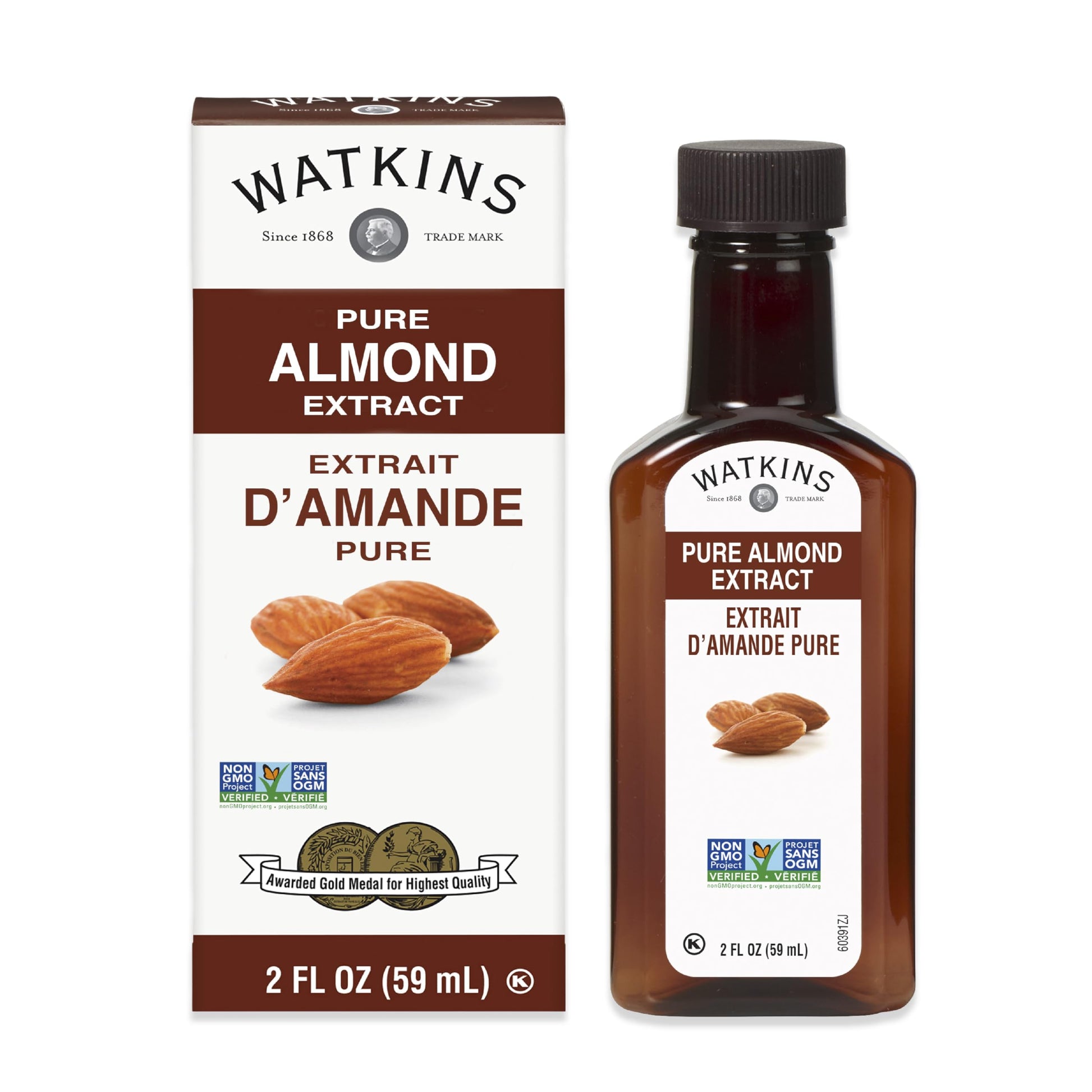 Watkins Pure Almond Extract, 2 Fl Oz (Pack Of 1)