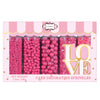 Confect Sprinkles for Cakes & Cupcakes Decoration | Assorted Pack of 5 Crimson Pearl sprinkles | Pink Sprinkles | Bithday Sprink