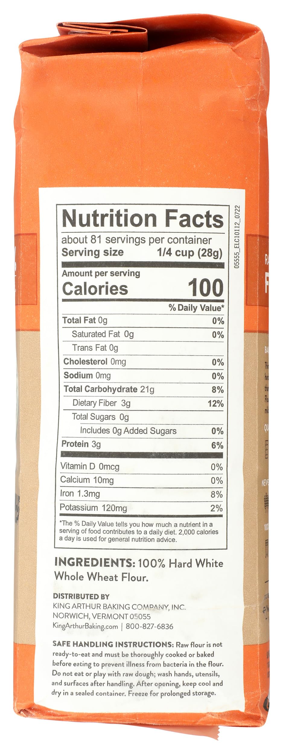 King?Arthur, Flour Whole Wheat White, 80 Ounce