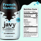 Javvy Coffee Concentrate - Cold Brew Coffee, French Vanilla, 6 Fl Oz, 35 Servings, Black