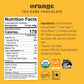 Theo Chocolate Orange Organic Dark Chocolate Bar, 70% Cacao, 12 Pack | Vegan, Fair Trade