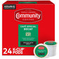 Community Coffee Café Special Decaf Medium-Dark Roast Coffee Pods, Compatible with Keurig 2.0, 24 Count