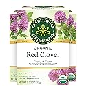 Traditional Medicinals Organic Red Clover Herbal Tea, 16 Count (Pack of 3)