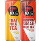 Kung Fu Tea Milk Tea (Brown Sugar + Thai Milk Tea)