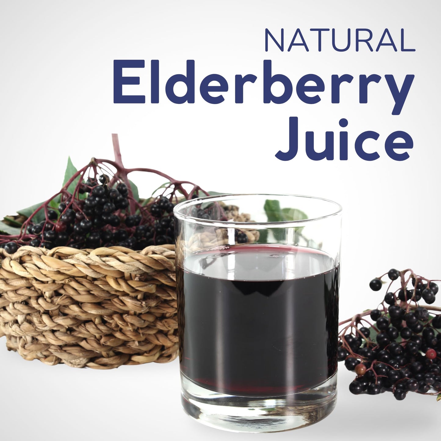 Organic Elderberry Juice Box 101.4 Fl Oz | Pure Fruit Juice  Not From Concentrate | Organic  Vegan  Non-GMO | No Added Sugar  Easy-Pour Tap Packaging