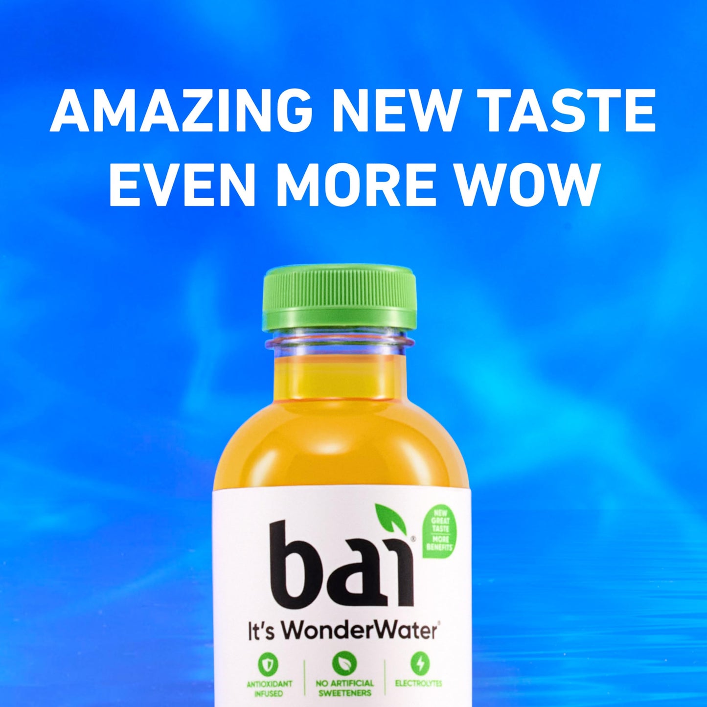 Bai Antioxidant Water Beverage, Costa Rica Clementine, 18 Fl Oz Bottle, 12 Pack, Vitamin C, No Artificial Sweeteners