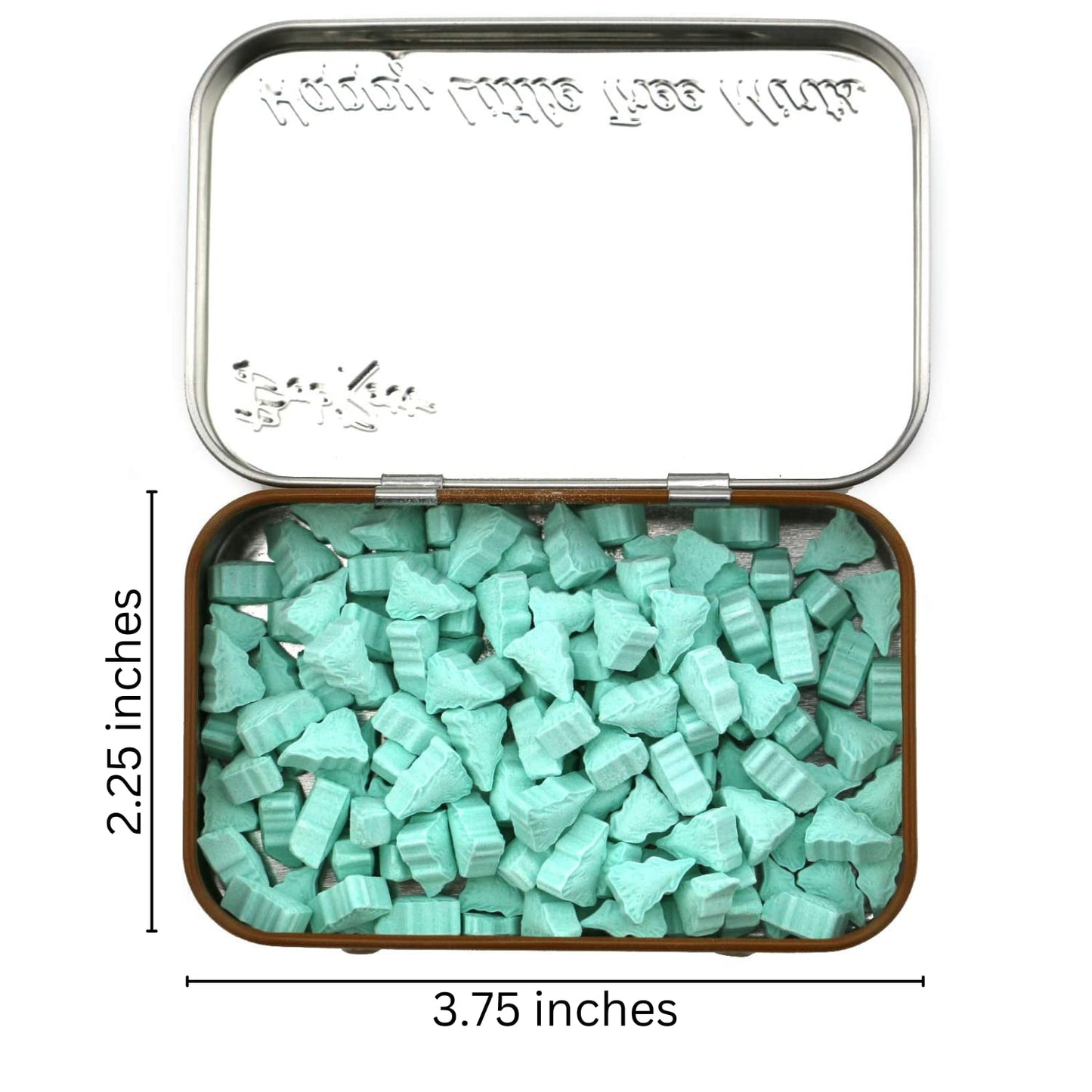 Bob Ross Happy Little Tree Mints Tin Candy (2 Pack) Peppermint Flavor Gift Stuffer With 2 Gosutoys Stickers