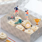 Mefeng Running Cupcake Toppers , Track, Cross Country Or Marathon Party Birthday Party Clear Treat Picks , Sports Theme Party Ca