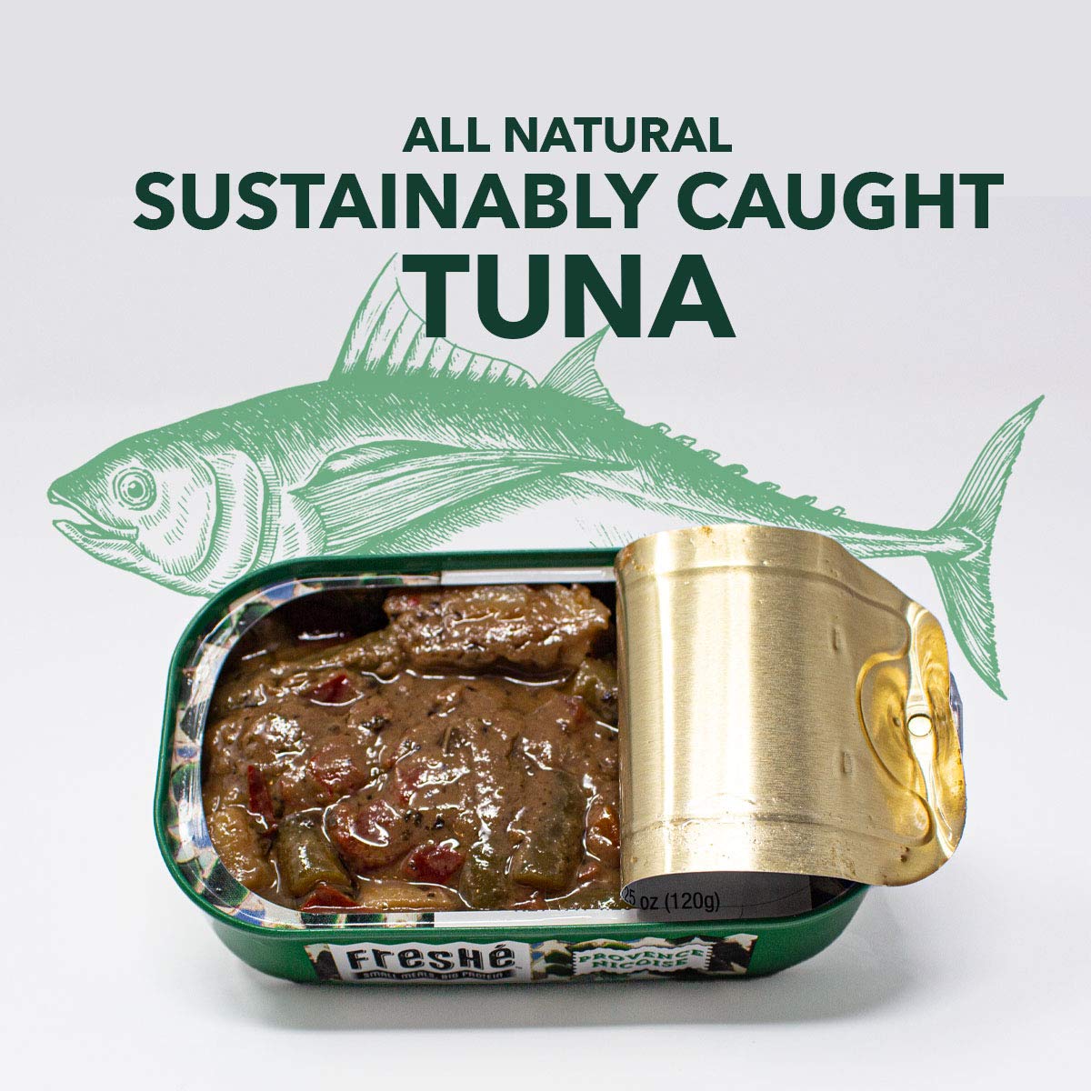 Fresh   Gourmet Canned Tuna (Provence Nicoise, 10 Pack) Healthy High-Protein Snack & Ready to Eat Meal - Premium All-Natural, No