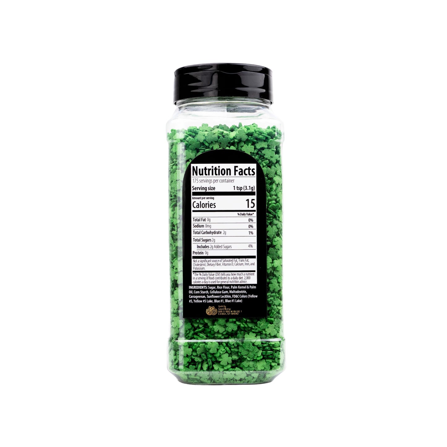 Granaroma Shamrock Sprinkles, Decorative, St. Patrick'S Day, Fun Shapes (1.2 Pound)