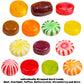 Dooboe Hard Candy Mix - 7 lbs - Christmas Bulk Candies - Individually Wrapped - Rootmalt-inspired, Strawberry, Toffee, Mint - 24.3 x 9.2 x