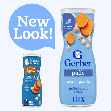 Gerber Baby Snacks Puffs Sweet Potato, 1.48 Oz