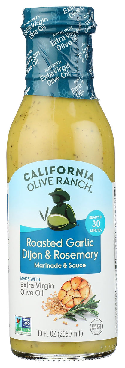 California Olive Ranch Roasted Garlic Dijon & Rosemary Marinade & Sauce, 10 Fz