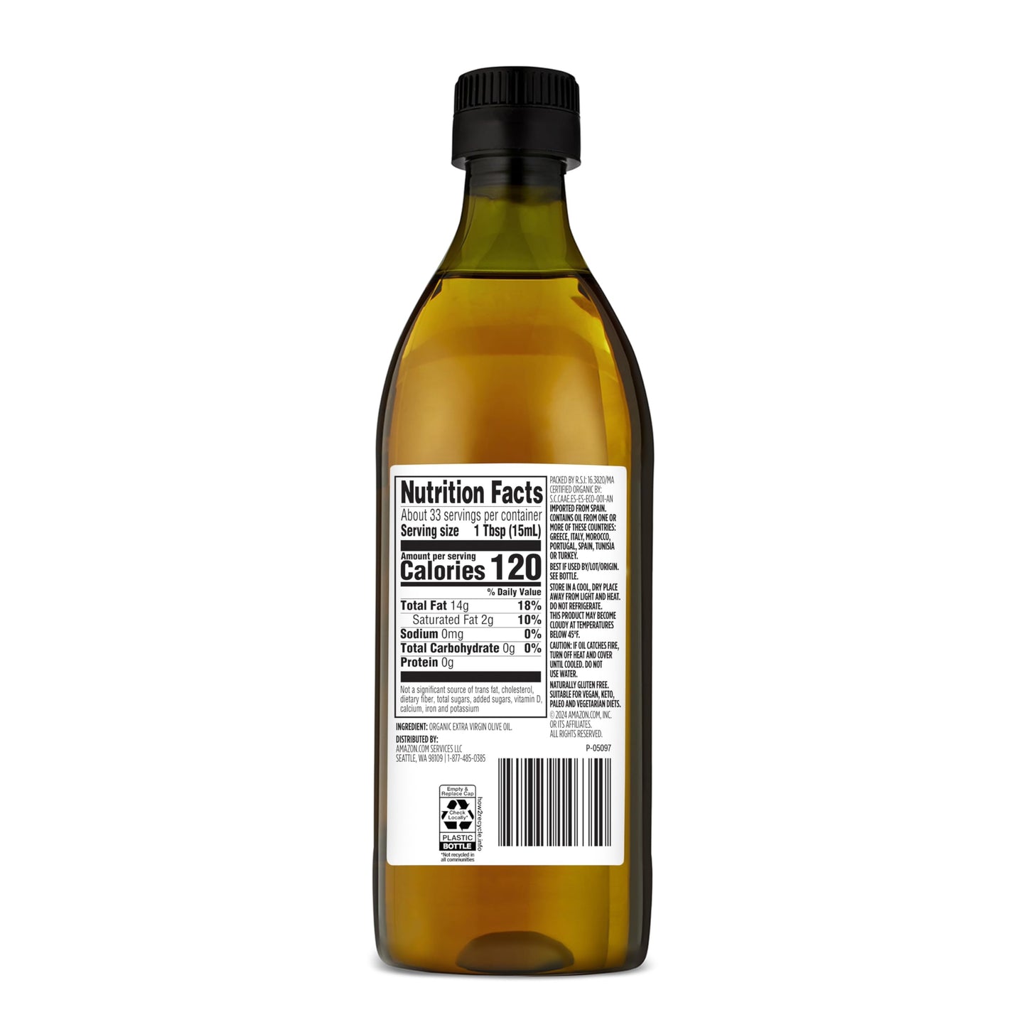 large online retailerFresh Organic Extra Virgin Olive Oil, 500 ml (16.9 FL OZ), Pack of 1