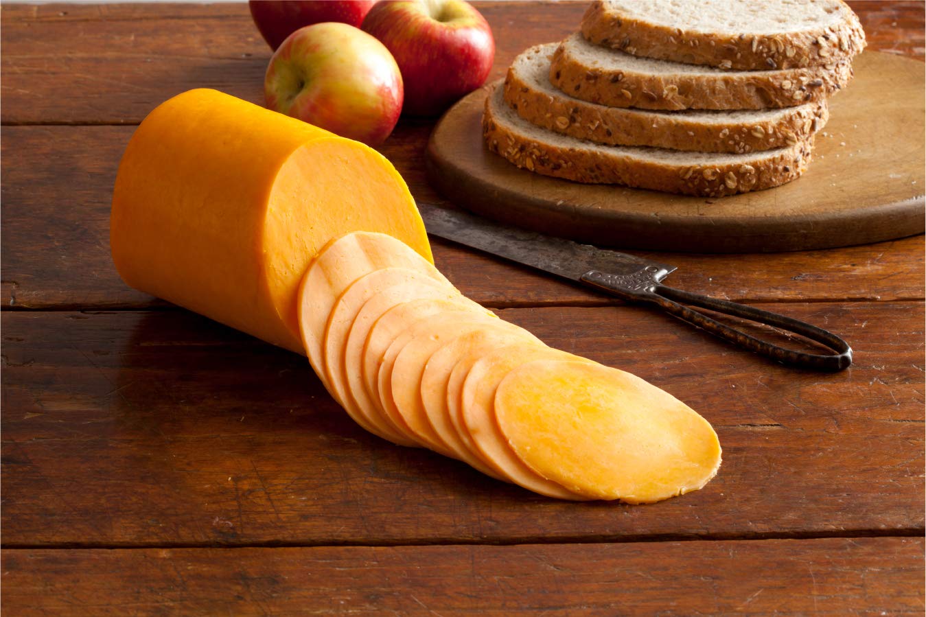 Wisconsin Cheese Mart Colby Cheese Longhorn 48oz Half Loaf - Creamy, Delicious, 3 Pound Pack - Perfect for Snacking and Cooking