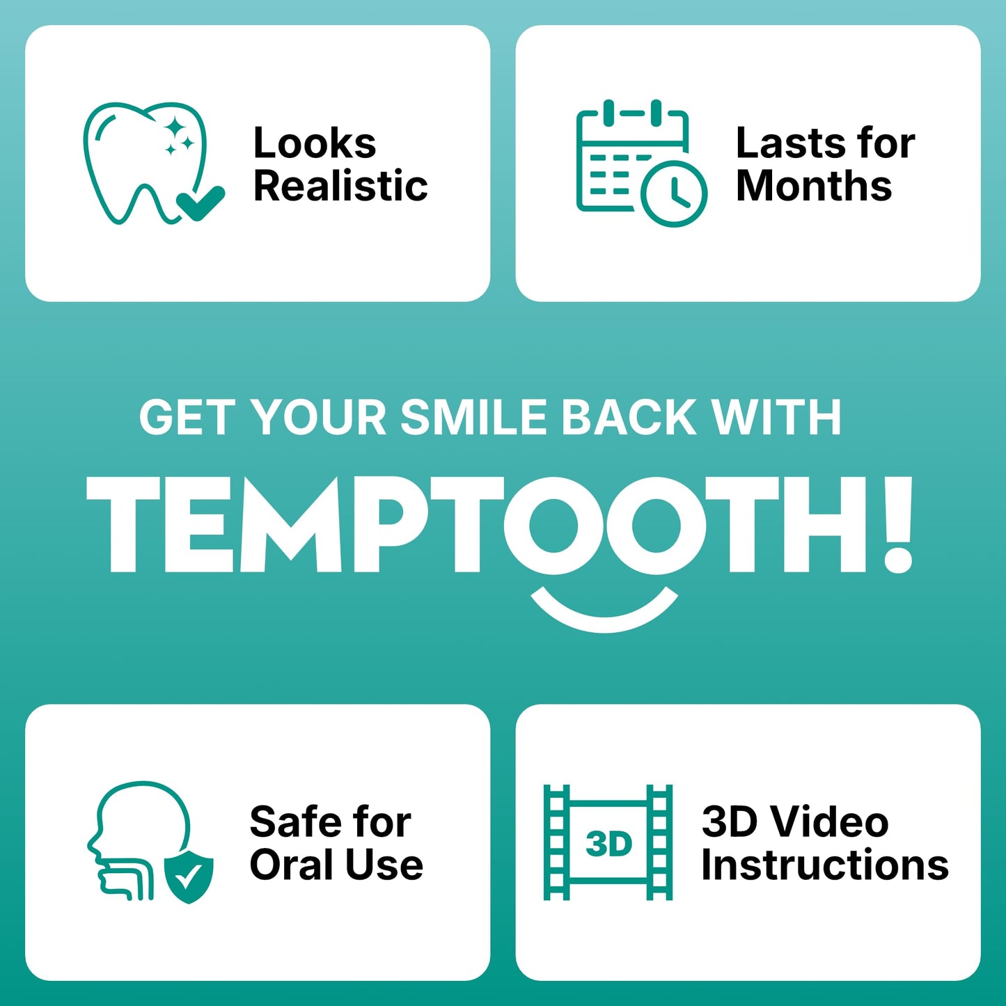 Temptooth Tooth Replacement Product With Coloring Material