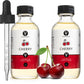 Dolce Flav Cherry Extract – Oil-Soluble, Sugar-Free Flavoring for Candy & Desserts, 2 Ounce, Pack of 2