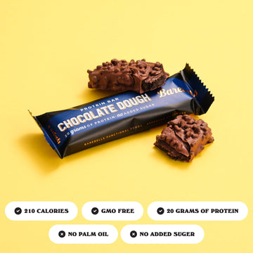 Barebells Protein Bars Brownie Dough - 12 Count, Pack Of 2 - Protein Snacks With 20G Of High Protein - Low Carb Protein Bar With