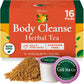 Gya Tea Co Body Cleanse Herbal Tea Pod (16 ct) - Decaf Wellness Tea Rich in Cinnamon, ginger and Licorice Root for Bloating & Co