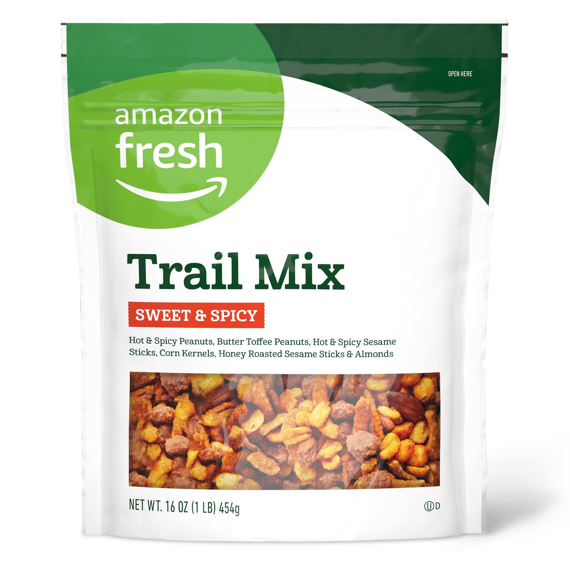Amazon Fresh Sweet & Spicy Trail Mix, 16 Oz, 16 Ounce (Pack of 1)