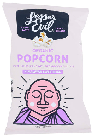 Lesserevil Popcorn Bowl Sweet Organic 7 Ounce