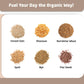 Farm To Table Foods Organic Ancient Super Grain Oatmeal Individual Serving Cups, Original Blend - High Protein, Non-Gmo, 12 Pack