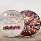 Zaitoune Pomegranate Turkish Delight - 9 oz | Stuffed with Pistachios & Cashews | Handmade Lokum in Gift Tin