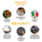 Grano Milano Variety Pack Coffee Capsules - 100 Aluminum Coffee Pods Compatible With Nespresso Original Line  Medium And Dark Roast  Made In Italy