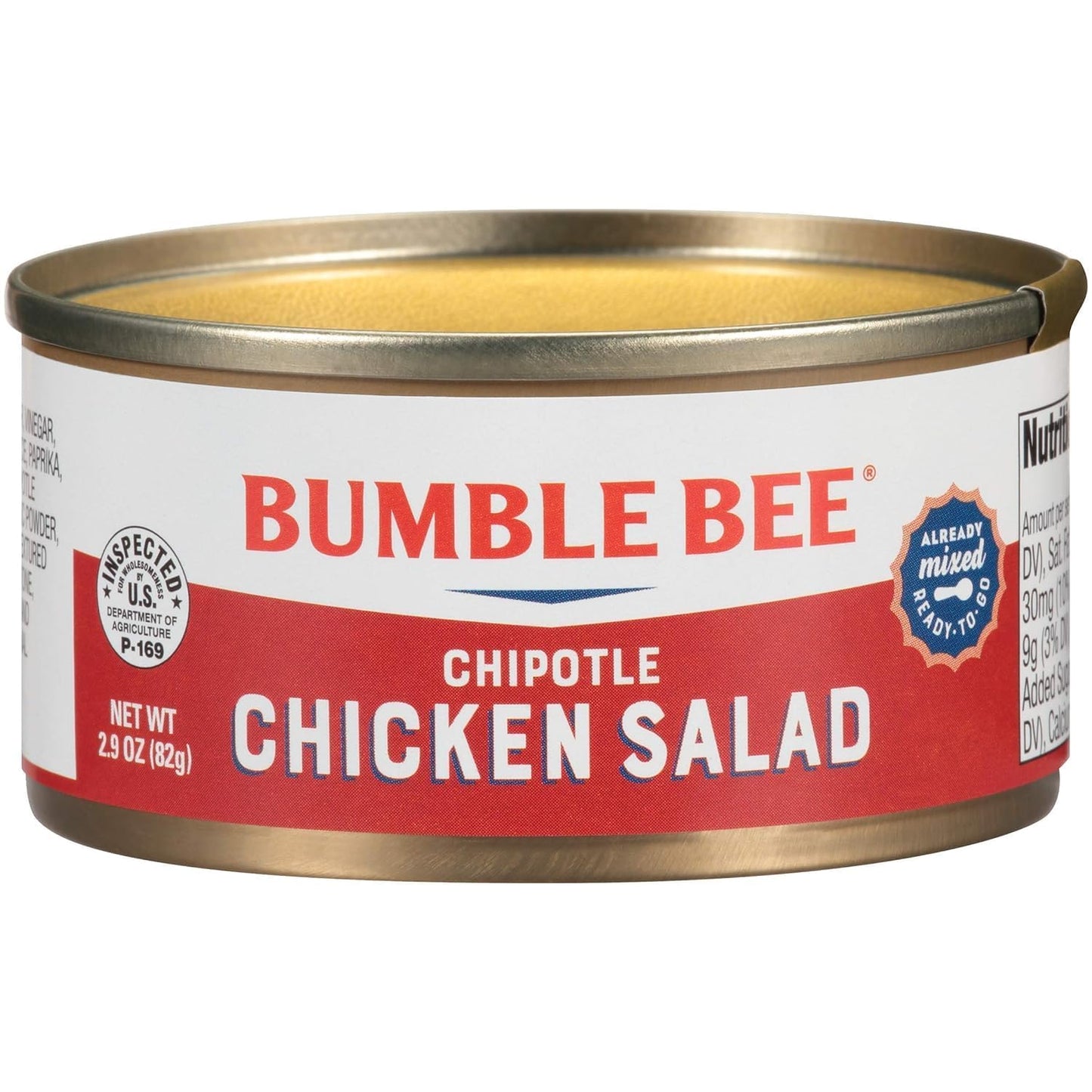 Bumble Bee Snack On The Run Chipotle Chicken Salad with Crackers Kit, 3.5 oz (Case of 12) - Ready to Eat, Spoon Included - Shelf