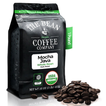 The Bean Organic Coffee Company Suzi'S Power Bean, Dark Roast, Whole Bean Coffee, 16-Ounce Bag