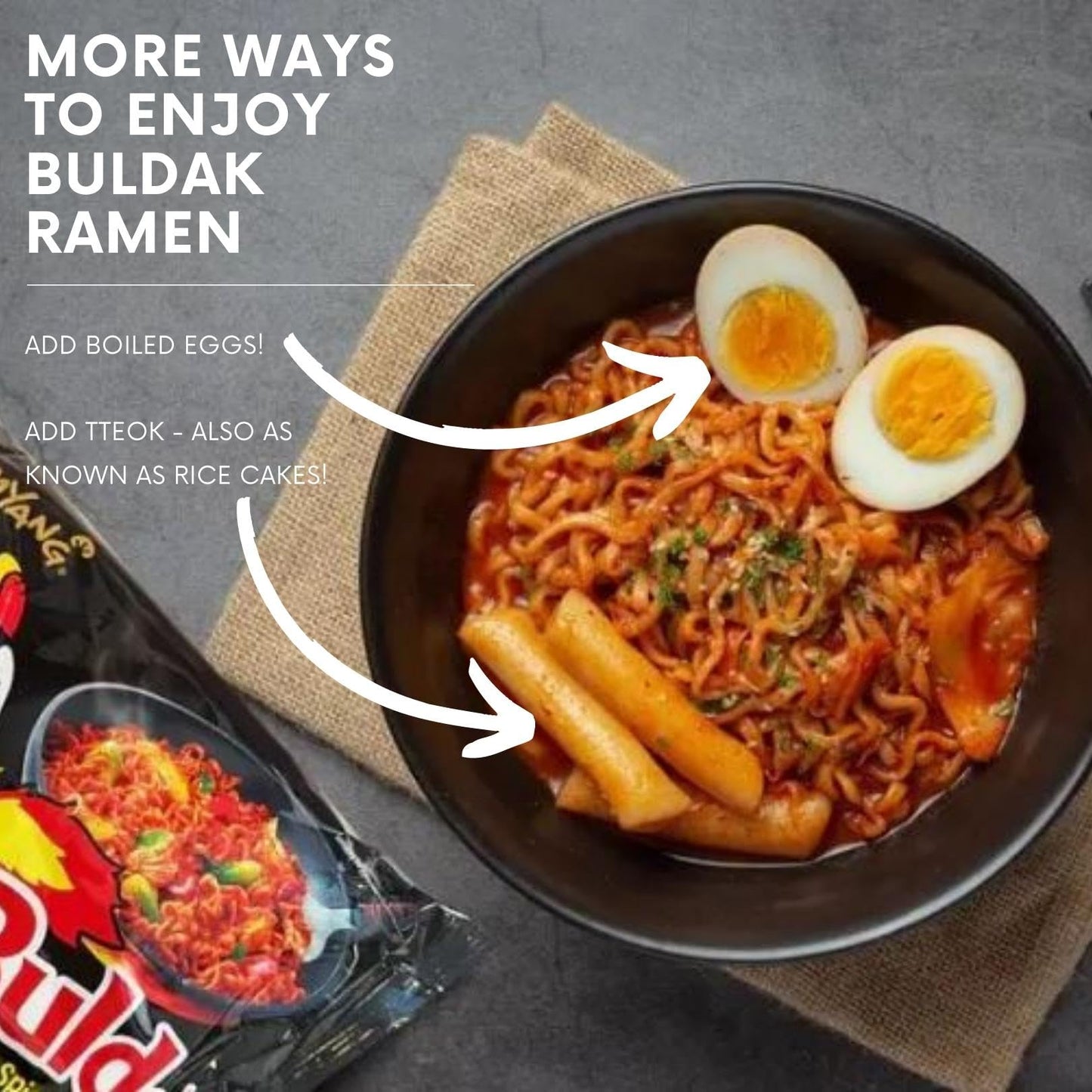 MunchMo Korean Spicy Chicken Ramen Variety Pack - 10 Different Noodles Sampler Gift Box, Perfect for Ramen Lovers