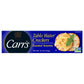 Carrs Table Water Crackers, Baked Snack Crackers, Party Snacks, Toasted Sesame, 4.5oz Box (1 Box)