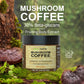 Eco-Taste Decaf Mushroom Coffee - 36 Servings, Instant Coffee Mix Includes 10 Mushrooms Extract Powder, 72 Grams
