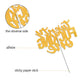 21 Twenty One Gold Glitter Cake Toppers 21 Years Old 21St Birthday Anniversary Party Decorations Supplies