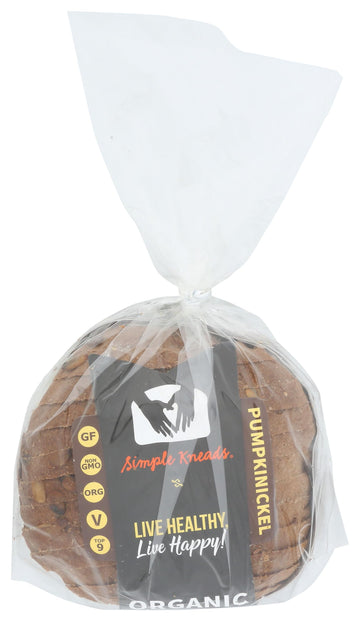 SIMPLE KNEADS Organic Pumpkinickel Bread, 21 OZ